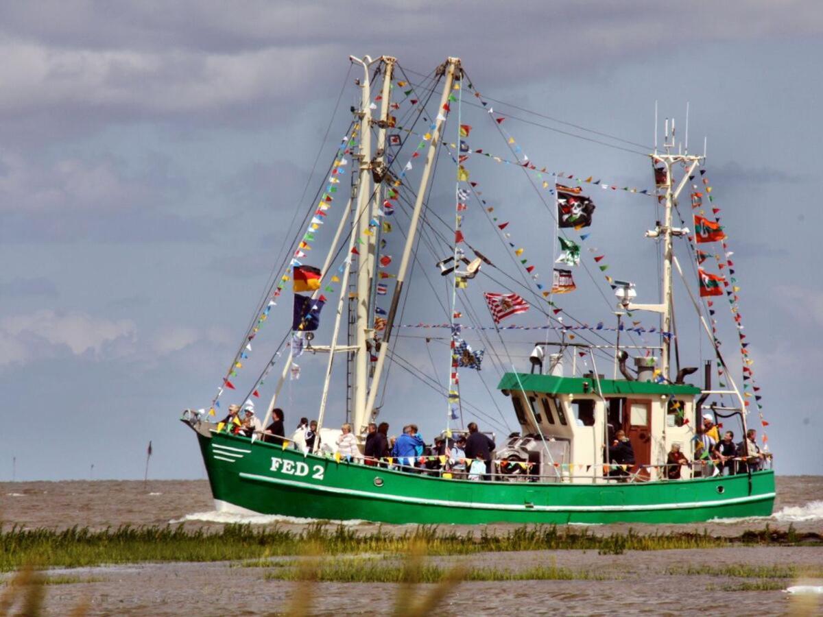 Ferienwohnung Hein Am Nordseedeich Butjadingen Exterior foto