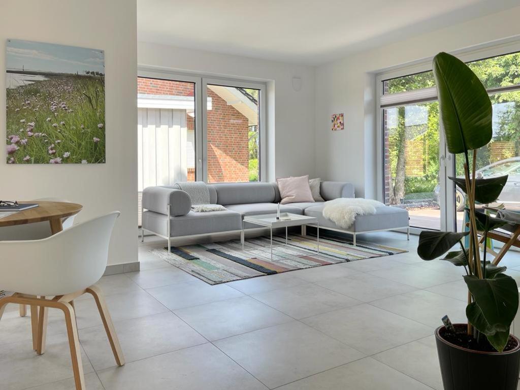 Ferienwohnung Hein Am Nordseedeich Butjadingen Exterior foto